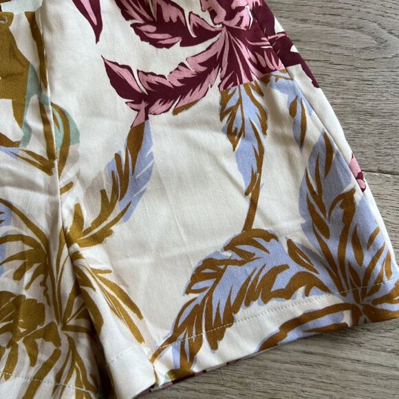 NEW Eugenia Fernández Tropical Printed Shorts - Picture 3 of 6